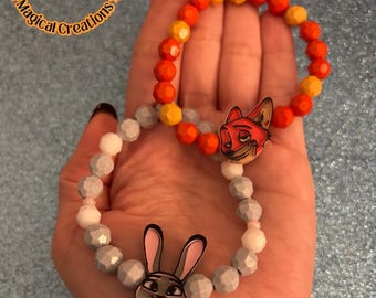Pulseras de Judy y Nick/Zootopia