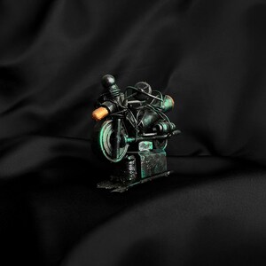 Unique Handmade Scrap Metal Motorcycles - Industrial Art - Upcycled Sculptures - Custom Motorcycle Decor
