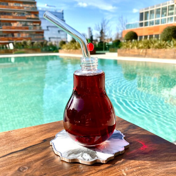 Light Bulb Drinking Glass, Novelty Cocktail Glass, Arte Pion