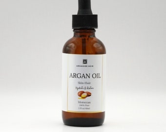 Aceite de Argán 100% Orgánico de Marruecos para Piel, Cabello, Cuerpo y Uñas / Arganier Noir