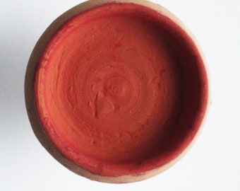 Mini Terracotta Pot Marokkanischer Lippenstift – Lippen- und Wangenfleck aus der Stadt Fes