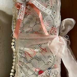 Handmade beads and lace Junk Journal for sale