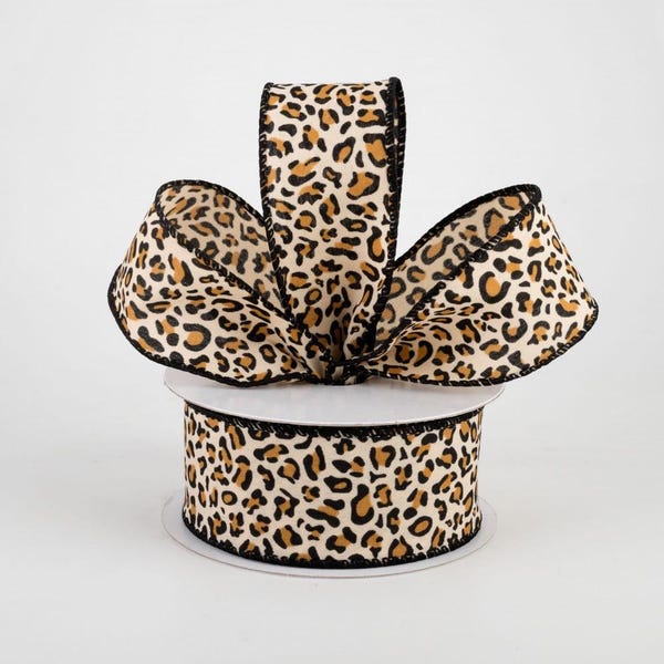 Cheetah Print Ribbon - Etsy