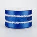 2.5in Royal Blue Snow & Glitter Stripe Ribbon in a 1yd 15in Loose ...