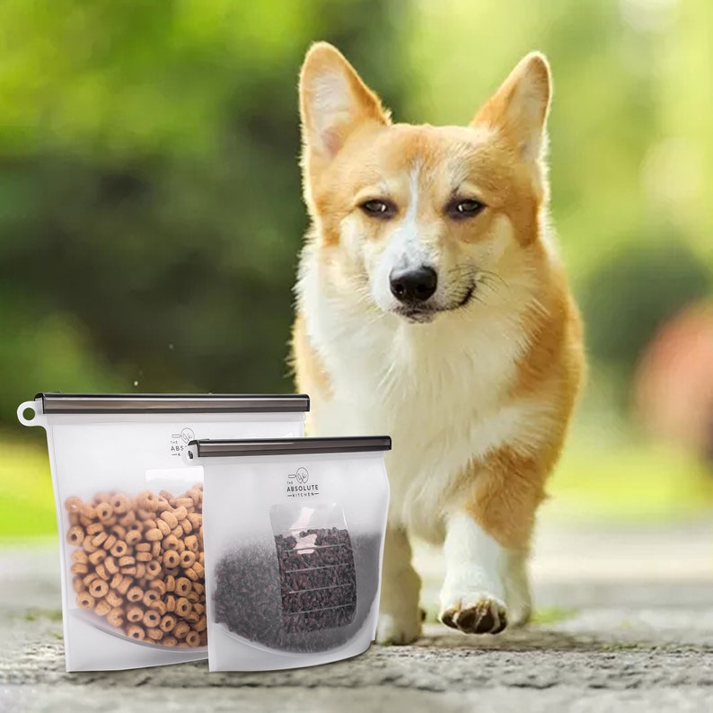 2 Medium PET Travel FOOD STORAGE Bag for Kennel Vacations Etsy