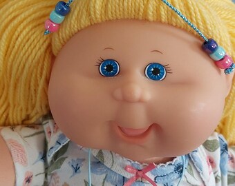 Cabbage Patch Puppe Hong Kong blonde Haare blaue Augen