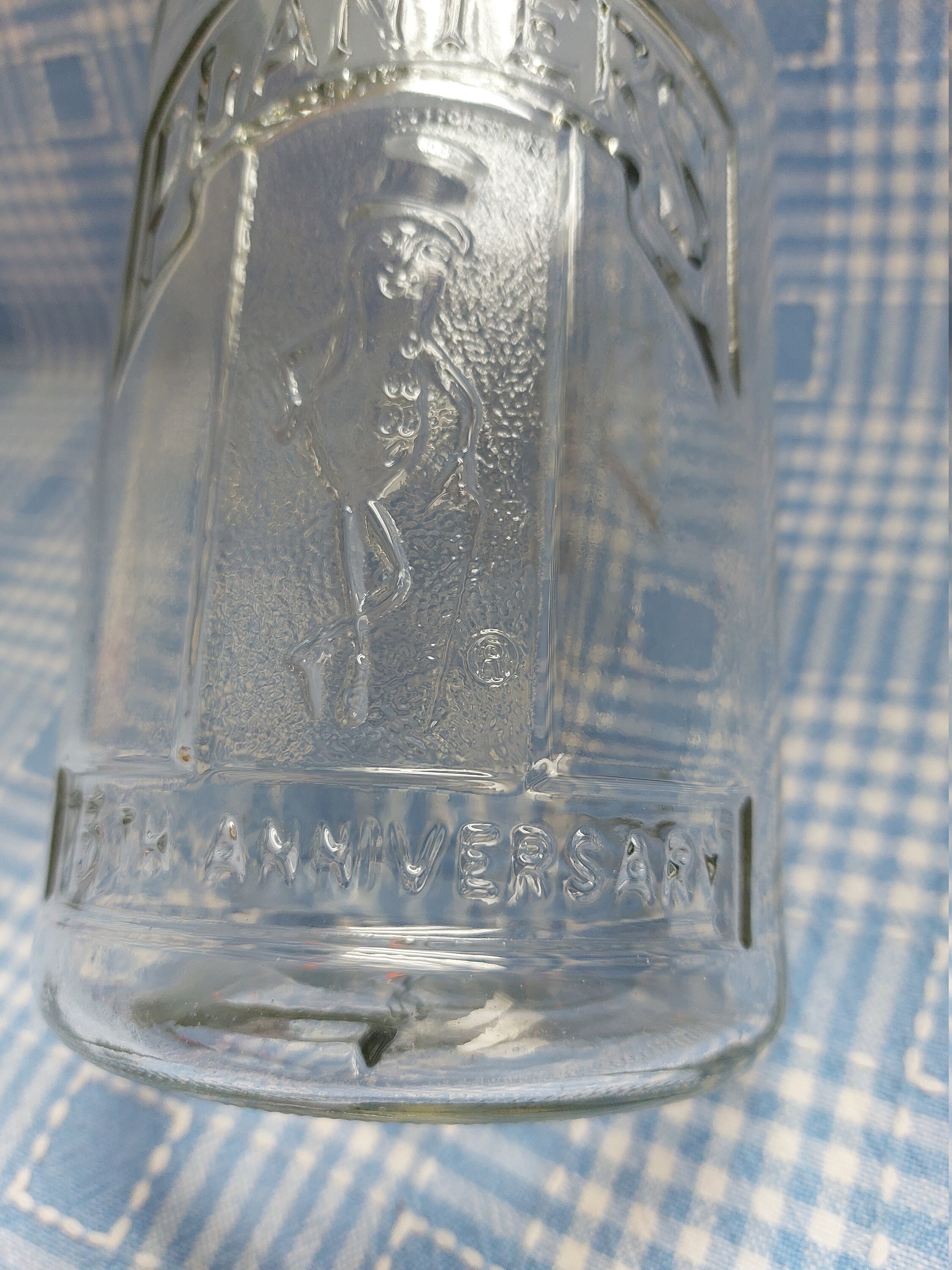 Vintage Planters 75th Anniversary Clear Glass Peanut Jar With Etsy