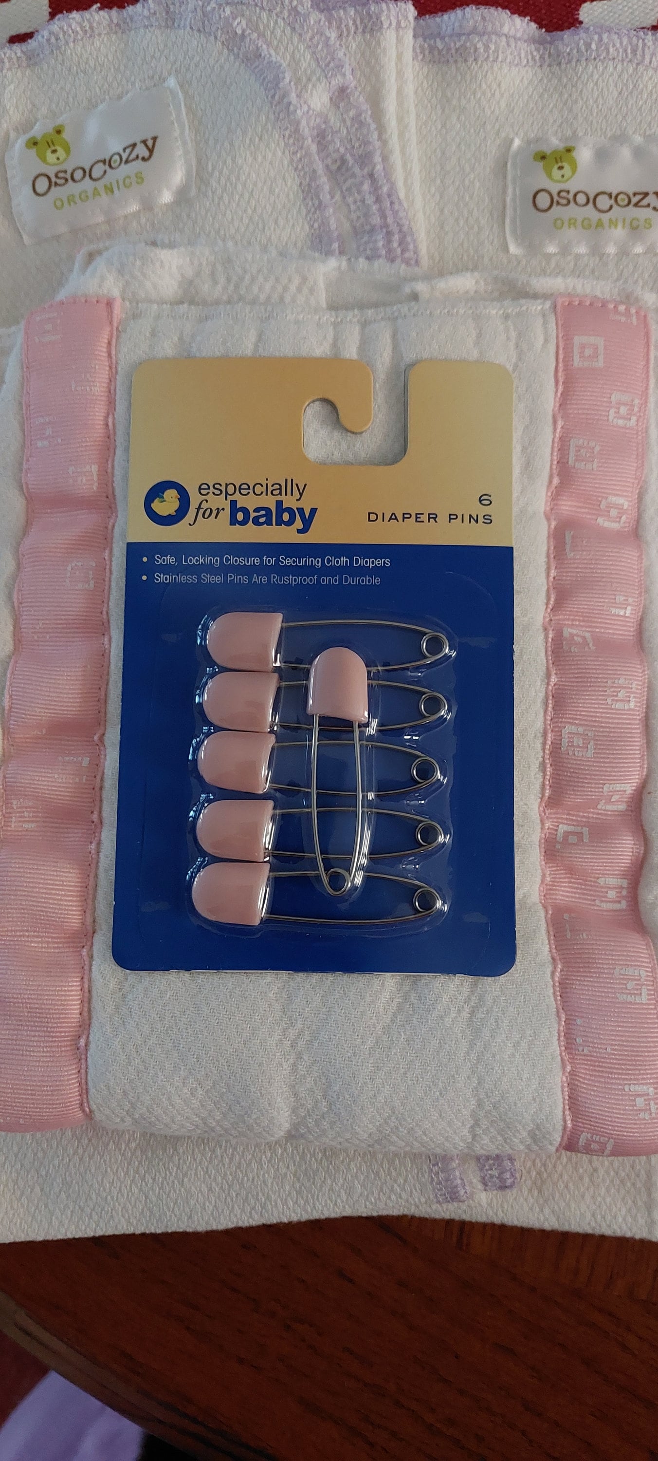 Large Colored Safety PinsStainless Steel Safety Locking Baby Cloth Diaper  Nappy Pins (#2), Diaper Pins Other Sewing Embroidery Supplies - Yahoo  Shopping