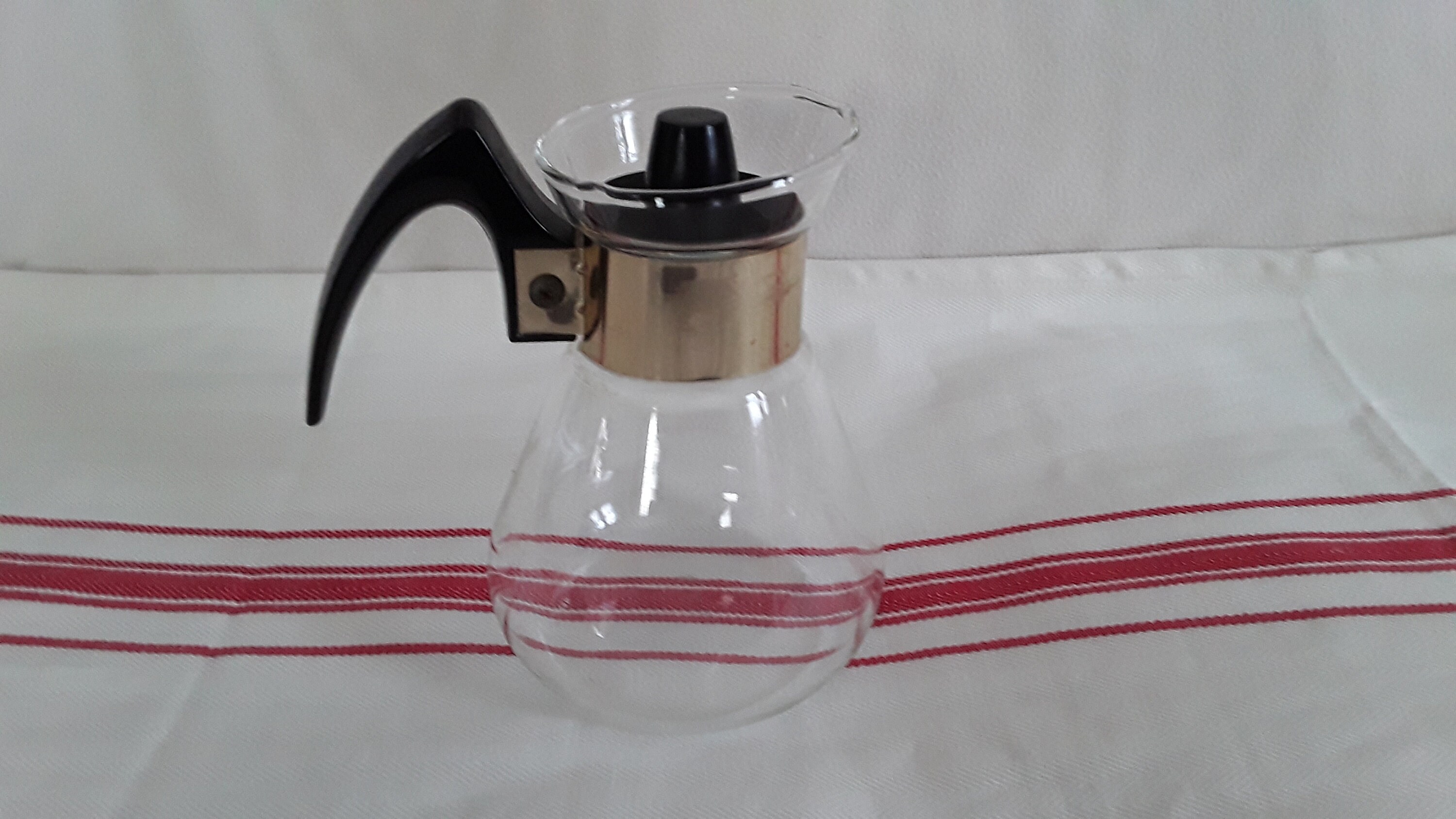 MID CENTURY CORNING Coffee Pot With Lid Euc Etsy