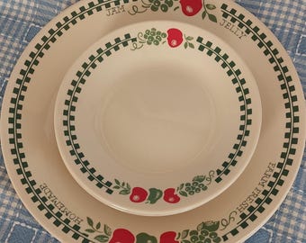 Corelle Speiseteller & Dessertteller Farm Fresh Druck 8-tlg.