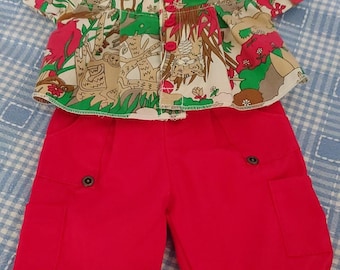 Cabbage Patch Puppenkleidung Designer Linie Safari Outfit