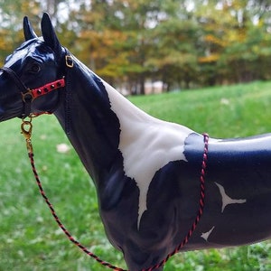 Halter and Lead Rope for Traditional Breyer Horses