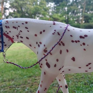 Caption America | Halter and Lead Rope Set for Traditional Breyer Horses