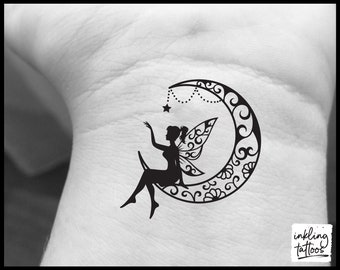 Fairy Tattoo Etsy