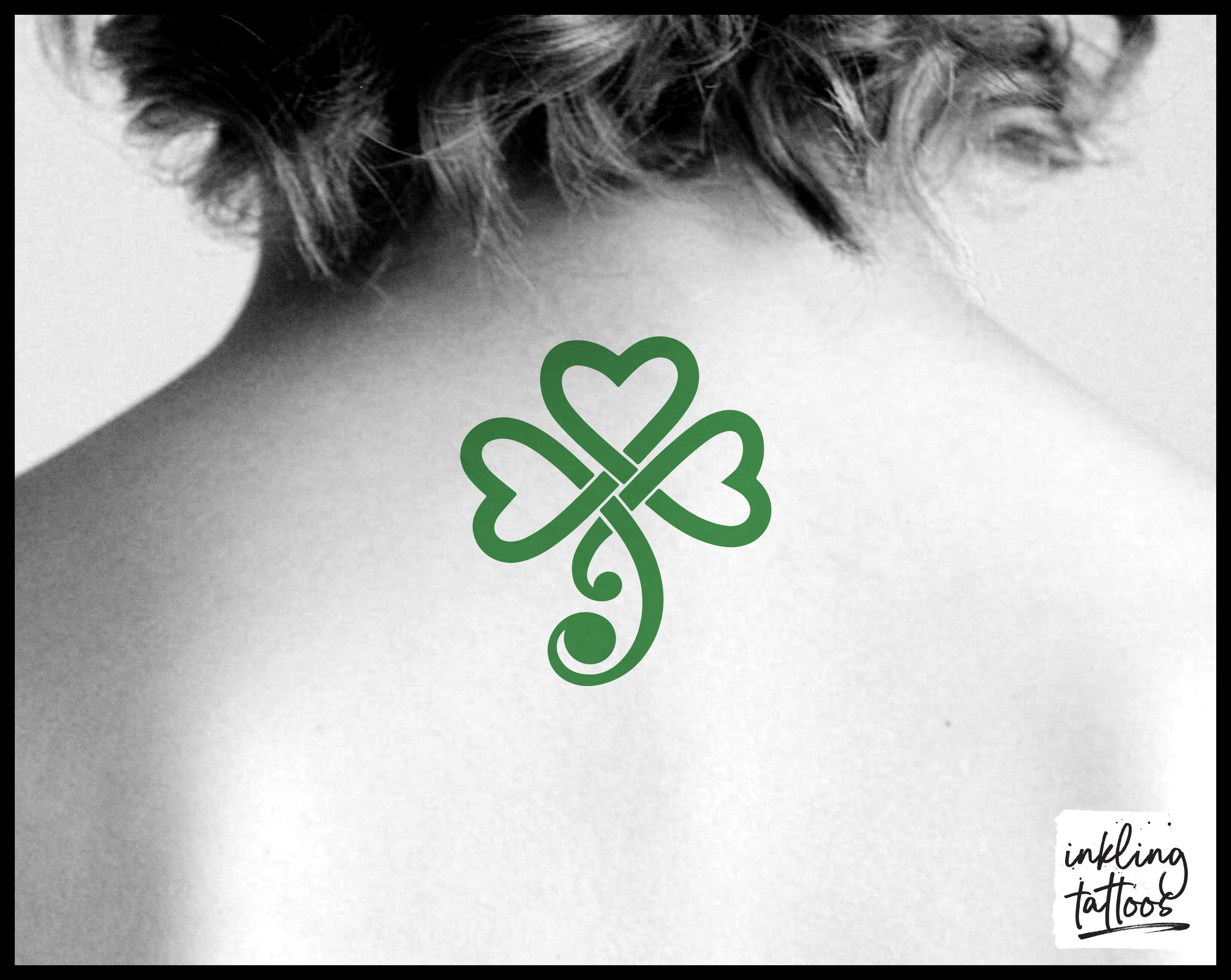 Tatouages Trefles A 4 Feuilles Tatouage temporaire de trèfle noué prédécoupé - Etsy France