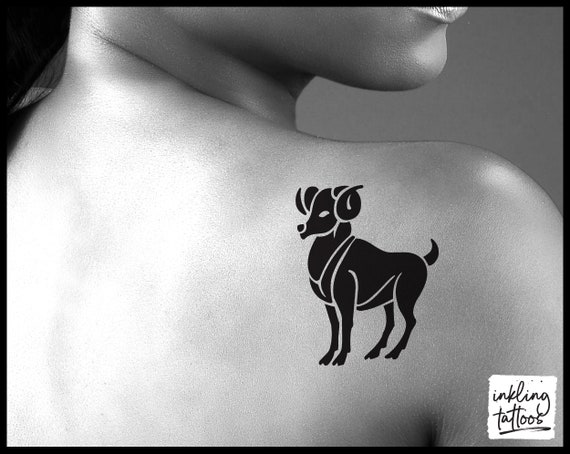 Aries Tattoo Stock Illustrations, Cliparts and Royalty Free Aries Tattoo  Vectors