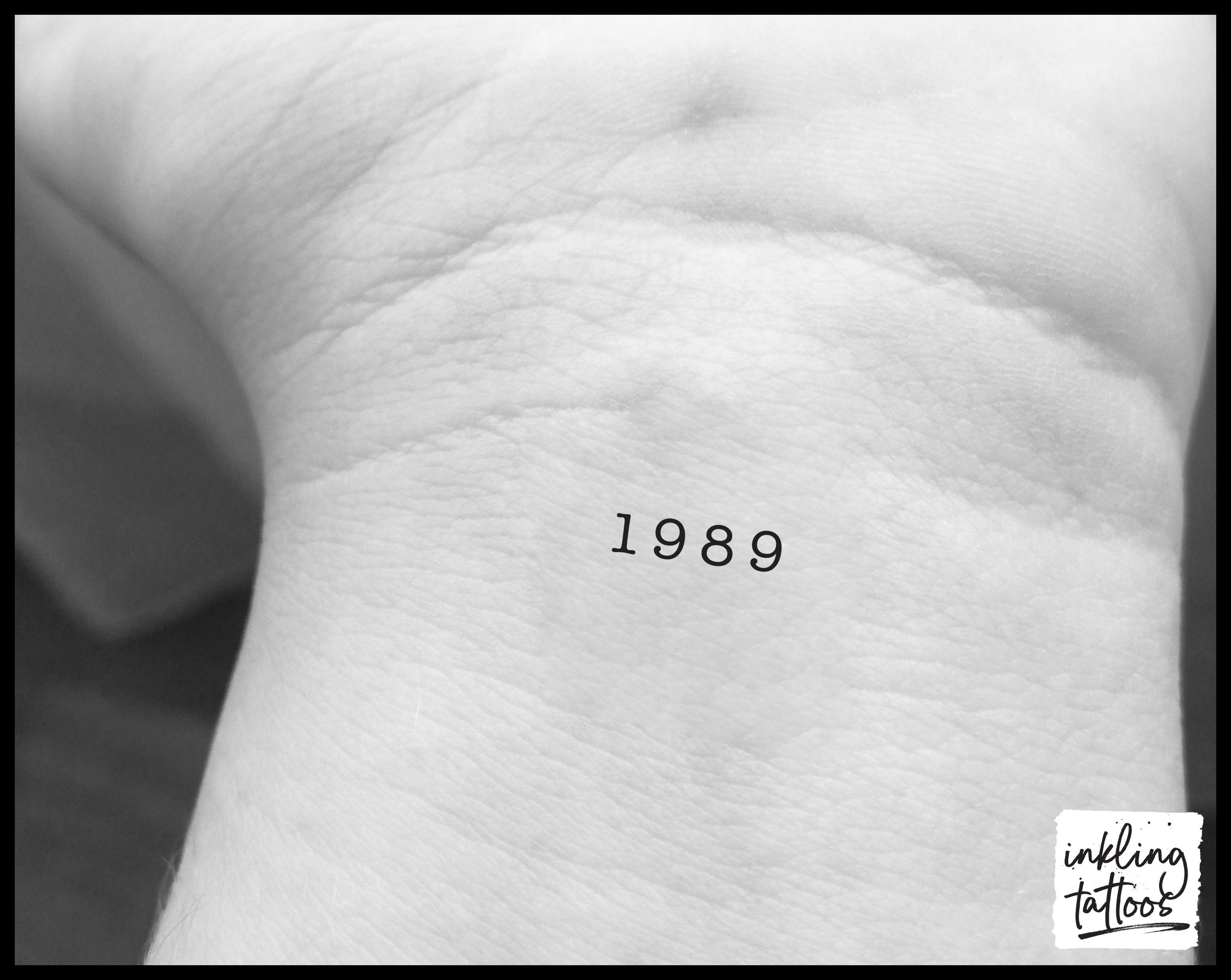Custom Year Temporary Tattoo Birth Year Temporary Tattoos Etsy
