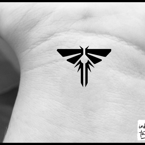 Tatouage temporaire luciole The Last of Us, prédécoupé