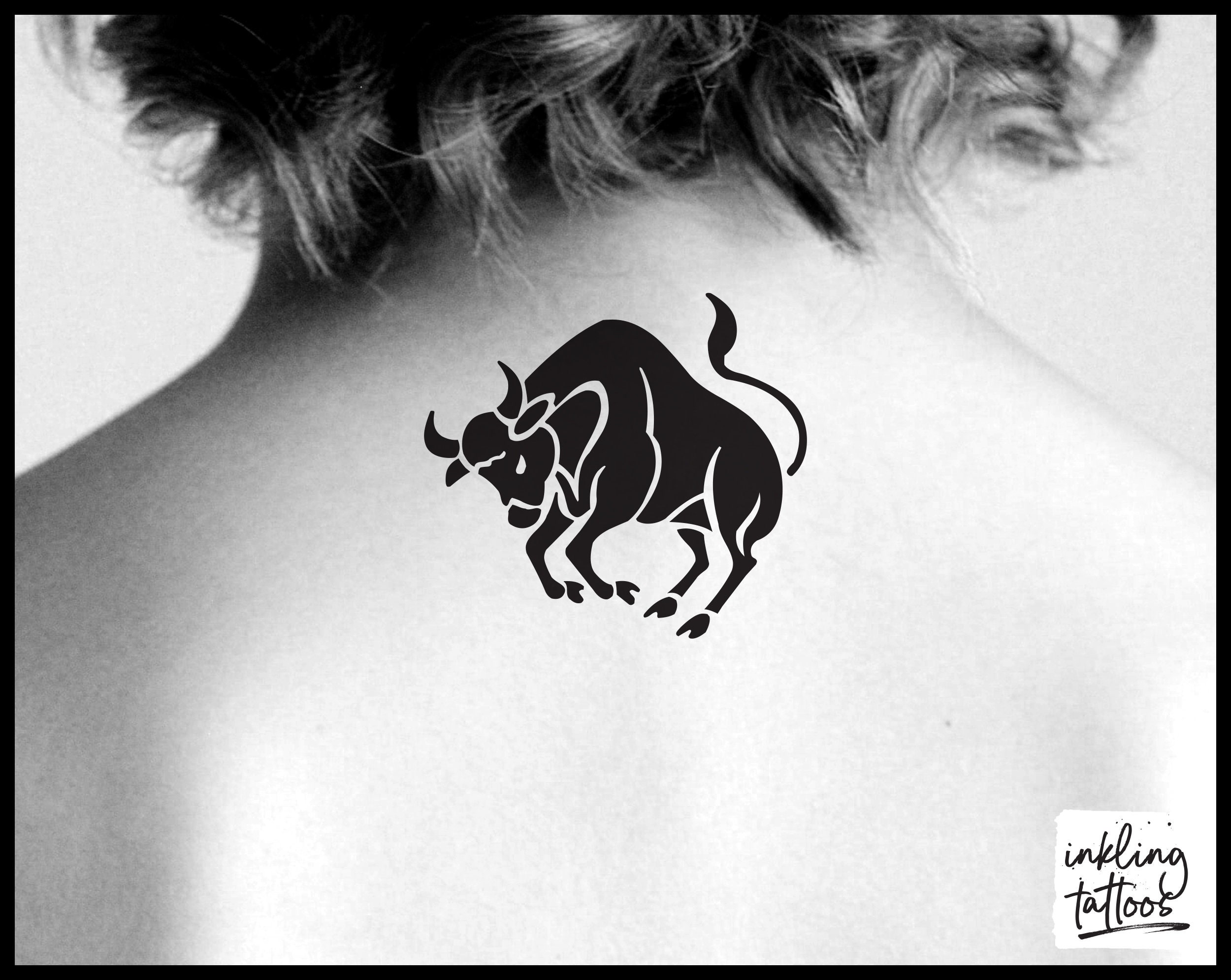 Taurus Tattoo - Etsy Taurus Tattoo - Etsy