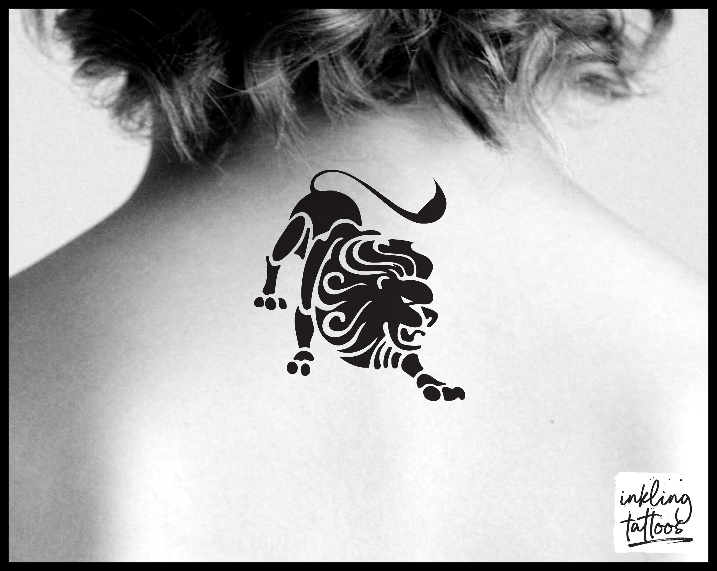 Zodiac Leo Tattoo - Etsy