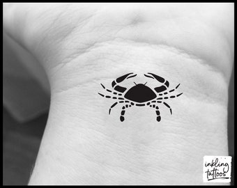 Cancer Zodiac Tattoo - Etsy