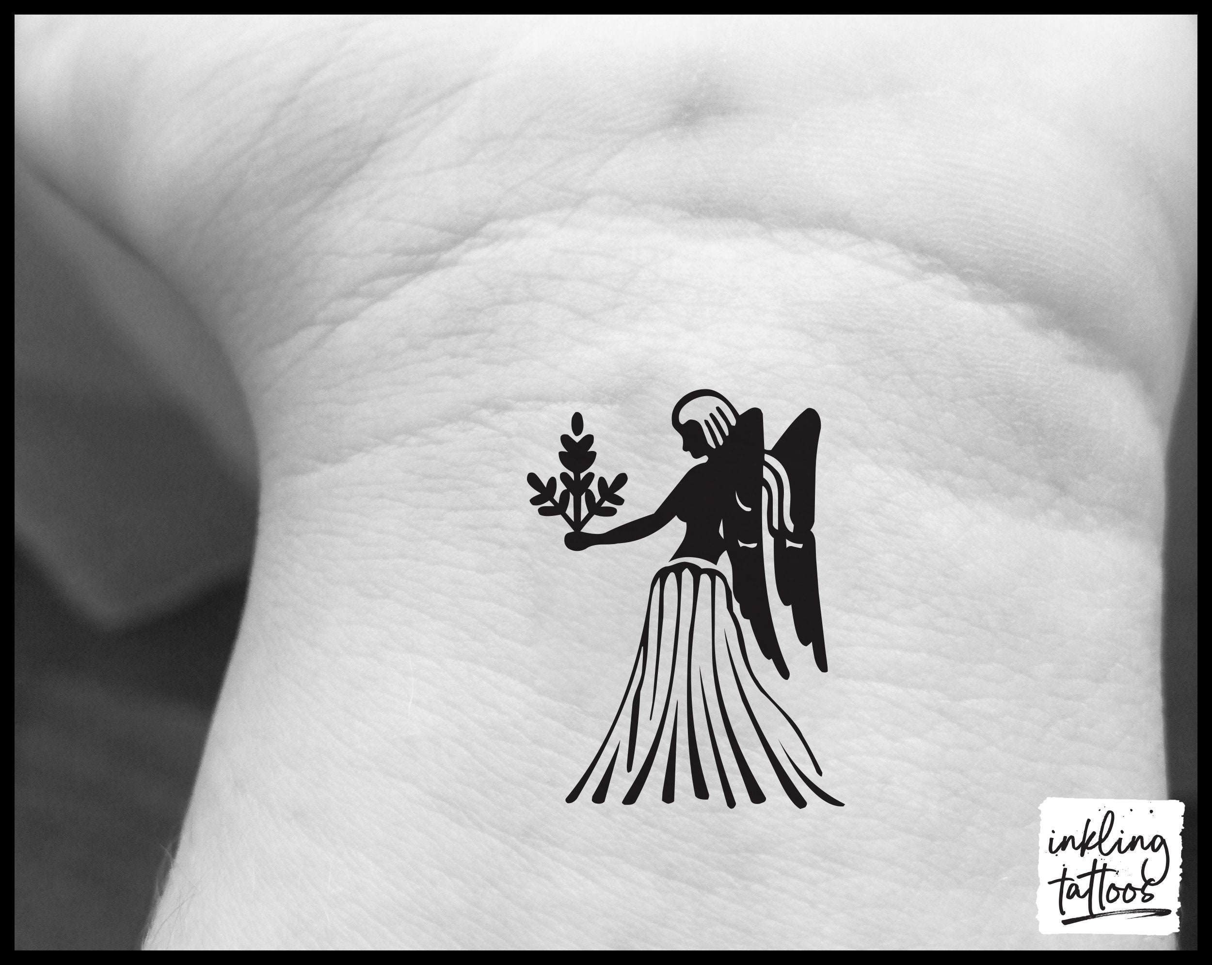 Virgo Sign Tattoo - Etsy