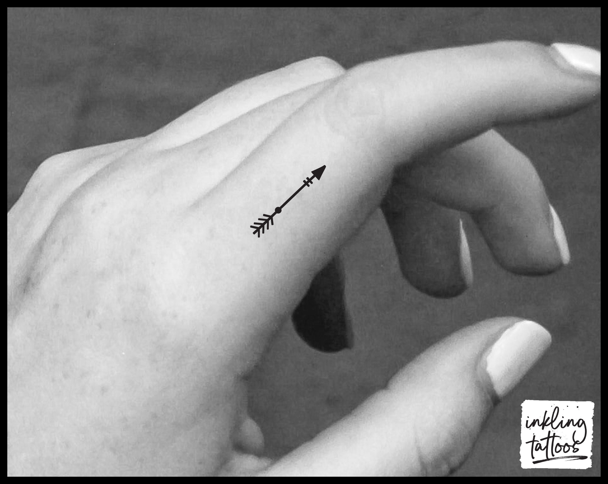 Tattoo tagged with: small, finger, jonboy, little, arrow, tiny, native  american, minimalist, weapon | inked-app.com