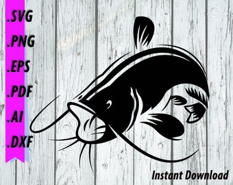 Download Flathead Catfish Svg Etsy