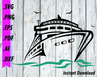 Download Cruise Ship Svg Etsy