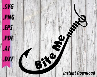 Free Free 148 Bite Me Fishing Svg SVG PNG EPS DXF File