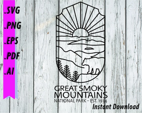 Free Free 150 Silhouette Smoky Mountain Svg SVG PNG EPS DXF File