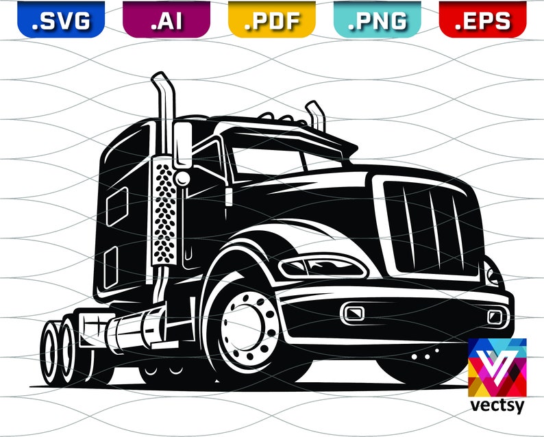 Free Free Semi Truck Svg Icon 286 SVG PNG EPS DXF File