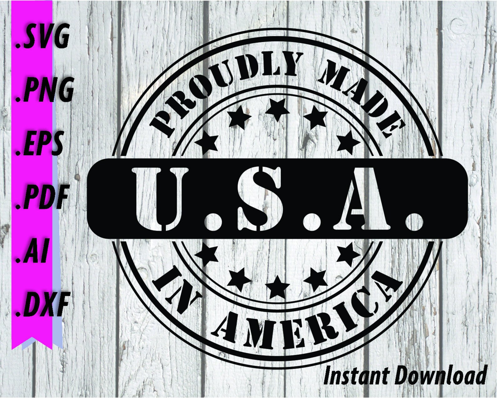 Made in USA SVG Proudly Made in America Clipart Cut File Etsy UK