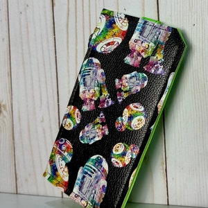 Cartera hecha a mano, cartera para mujer, Purse Pal, minicartera, cartera pequeña, regalo para mujer, regalo para ella, cartera delgada, bolsa hecha a mano, cuero vegano