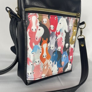 Handmade Crossbody Bag: Equestrian Handbag, Horse Purse
