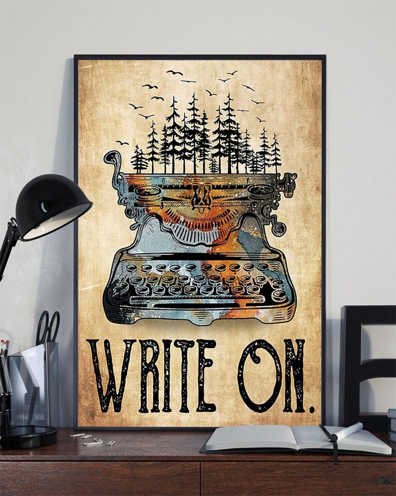 Write On Paper Poster