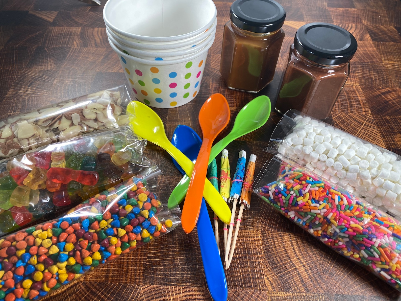 Ice Cream Sundae Kit DIY Sundae Kit Kids Birthday Party Etsy