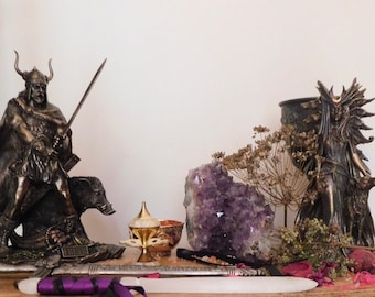 Freyr Norse Bronze Veronese Statue
