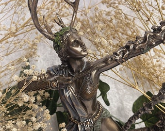 Artemis Greek Veronese Bronze Statue