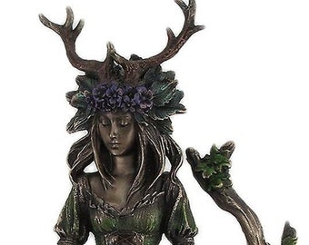 Druantia Celtic Veronese Bronze Statue Goddess Druid