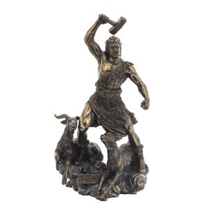 Thor Veronese Bronze Statue Norse God