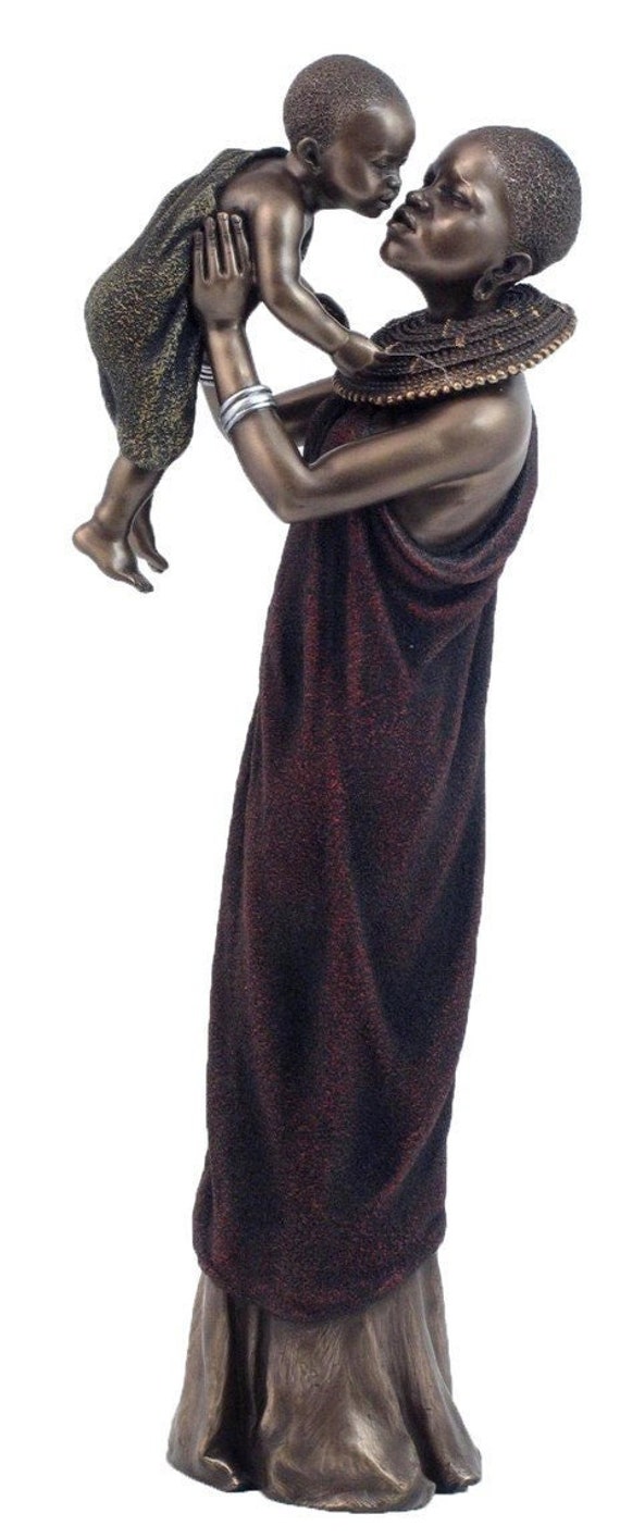 マシー 母の愛 ヴェロネーゼ ブロンズ アフリカ像 - Etsy 日本