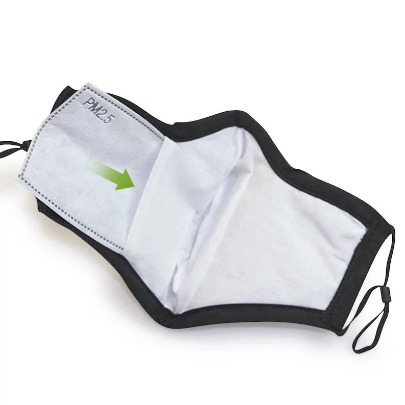 PM 2.5 Carbon Filter Refill for Cloth Face Mask With Filter - Etsy