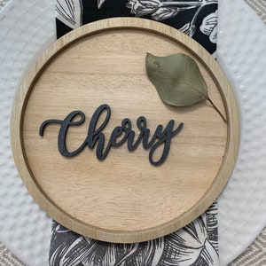 Place names - Laser Cut names - Wedding place names