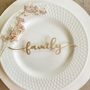 Palavras de madeira personalizadas Nomes de lugares | Cartões de lugar | Nomes para mesas de casamento | Nomes de madeira