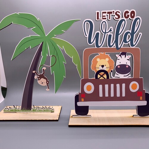 Safari Centerpieces Etsy