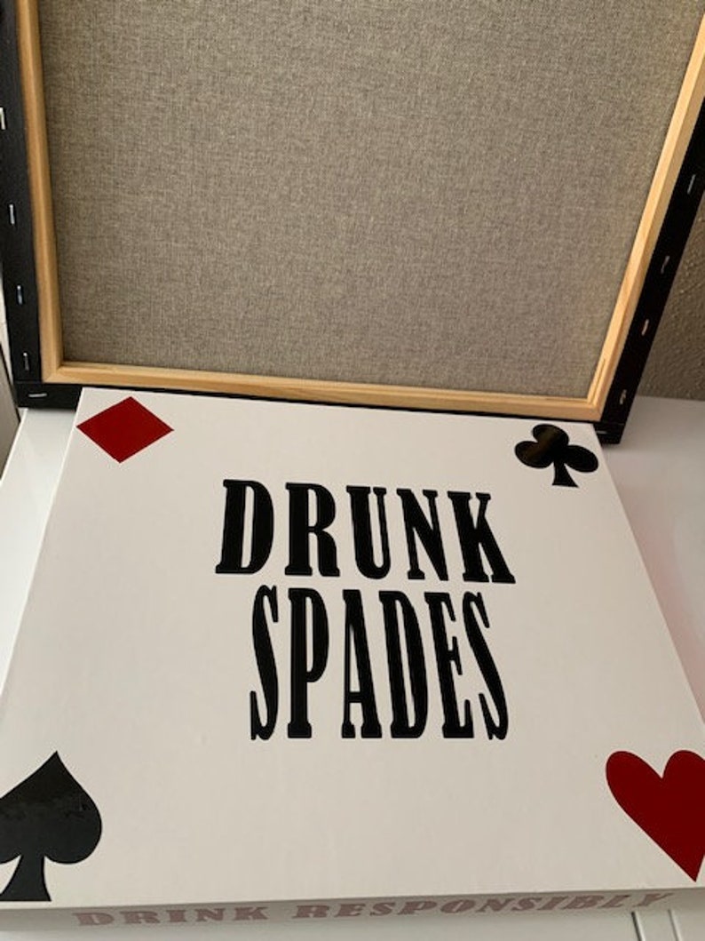 Drunk SpadesSpades Adult GamesDrinking GamesCard Etsy