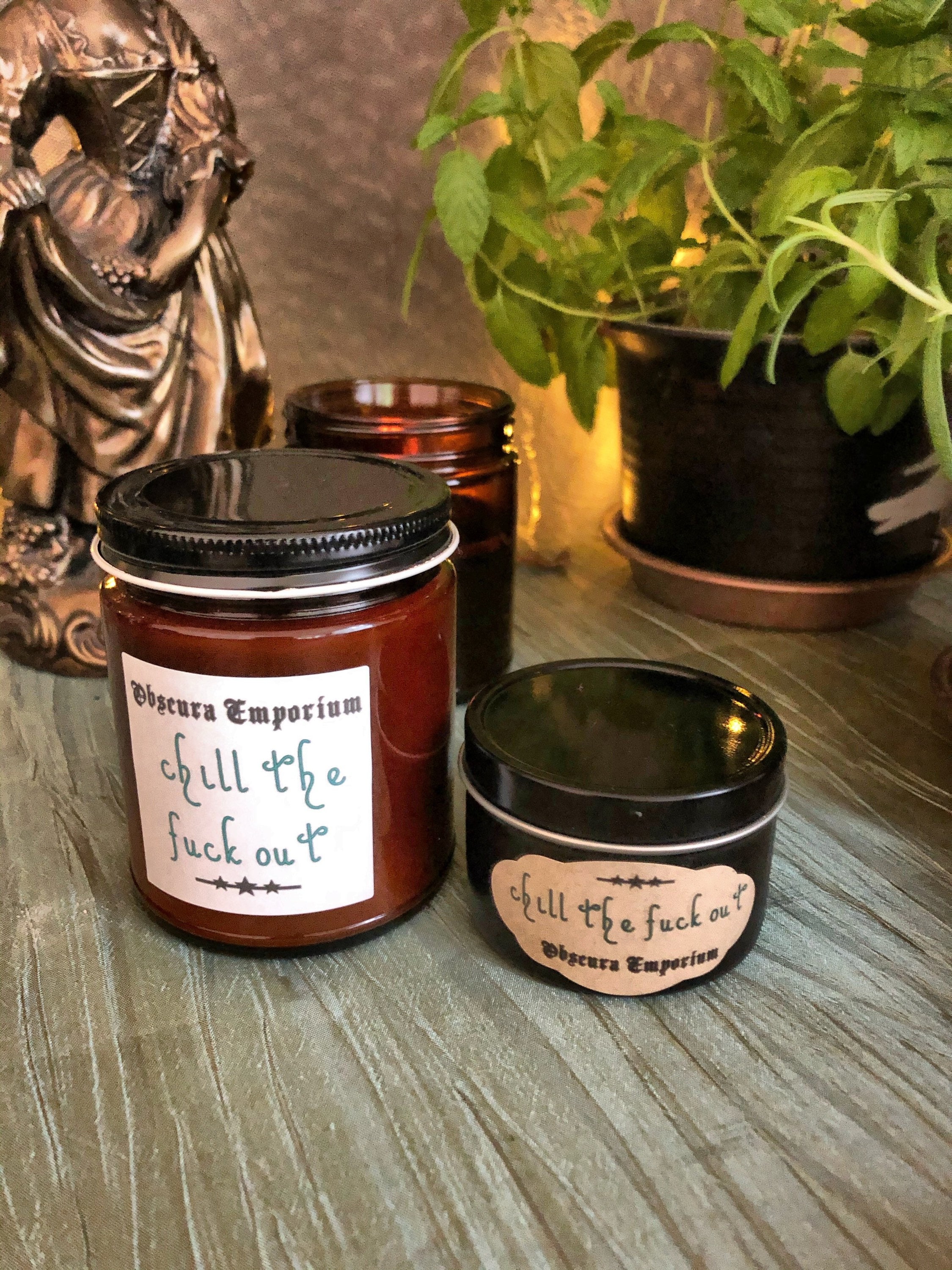 Chill the Fuck Out 4oz 100% soy candle Relaxing candle | Etsy