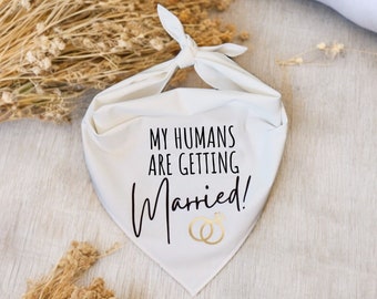 My Humans Are Getting Married Dog Bandana, my parents are getting married, Engagement Dog Bandana, Wedding Dog Bandana, dog engagement gifts