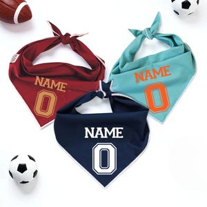 Football Dog bandana, Fall bandana, Soccer dog bandana, dog football jersey, sport dog bandana, dog bandana personalized, custom dog bandana